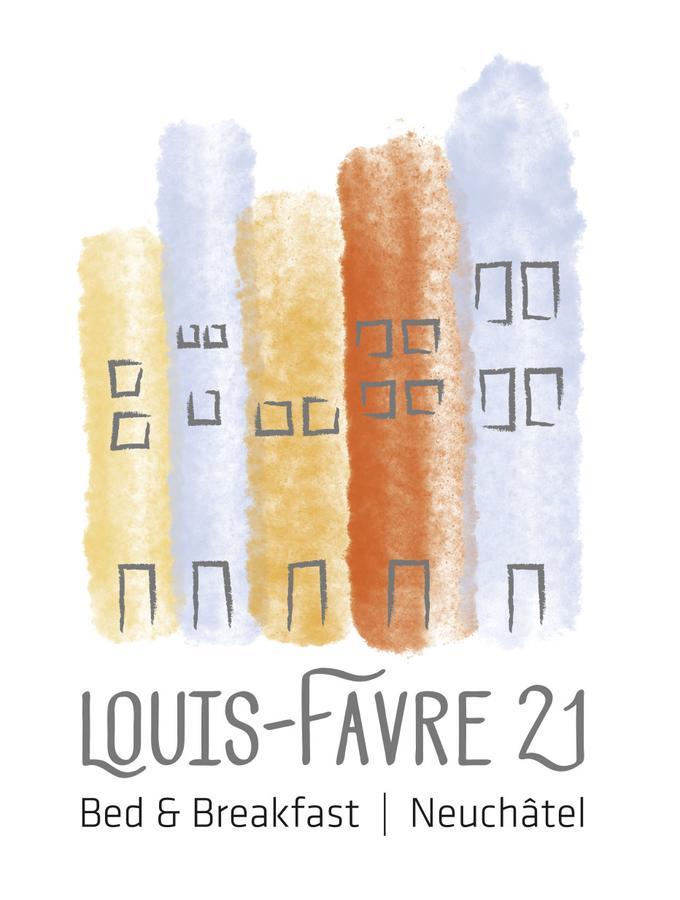B&B Louis-Favre 21 Neuchâtel Eksteriør billede